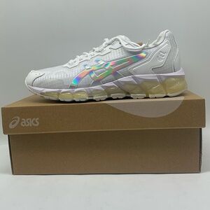 ASICS GEL-QUANTUM 360 6 SIZE 6.5 WOMEN WHITE/WHITE 1202A297-100